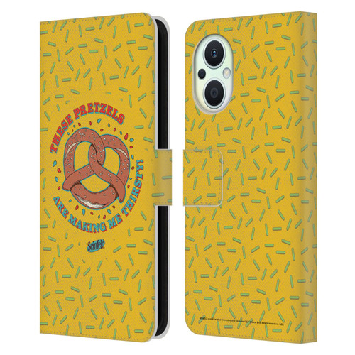 Seinfeld Graphics These Pretzels Leather Book Wallet Case Cover For OPPO Reno8 Lite