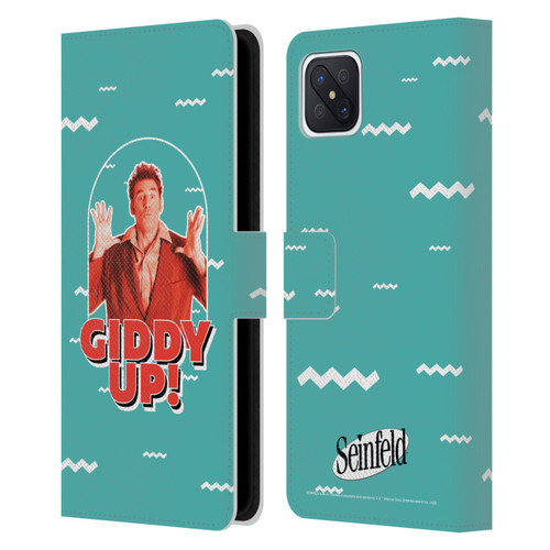 Seinfeld Graphics Giddy Up! Leather Book Wallet Case Cover For OPPO Reno4 Z 5G