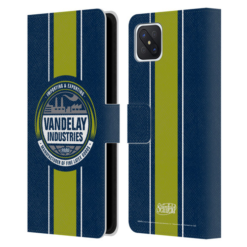 Seinfeld Graphics Vandelay Industries Leather Book Wallet Case Cover For OPPO Reno4 Z 5G