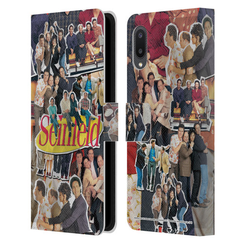 Seinfeld Graphics Collage Leather Book Wallet Case Cover For Samsung Galaxy A02/M02 (2021)