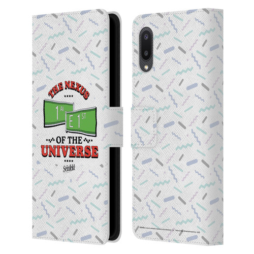 Seinfeld Graphics Nexus Of The Universe Leather Book Wallet Case Cover For Samsung Galaxy A02/M02 (2021)