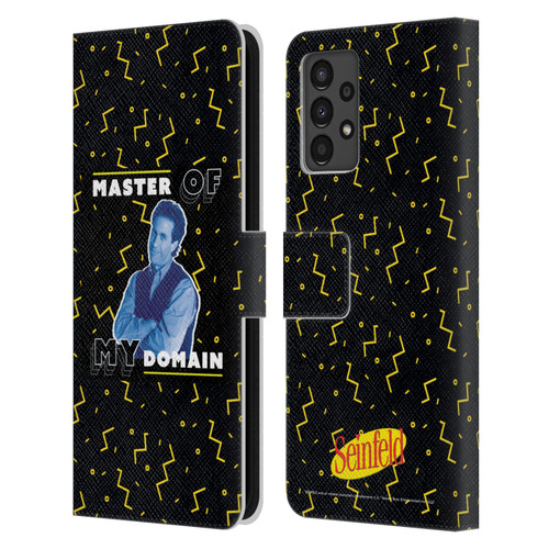 Seinfeld Graphics Master Of My Domain Leather Book Wallet Case Cover For Samsung Galaxy A13 (2022)