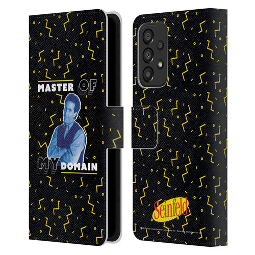 Seinfeld Graphics Master Of My Domain Leather Book Wallet Case Cover For Samsung Galaxy A33 5G (2022)