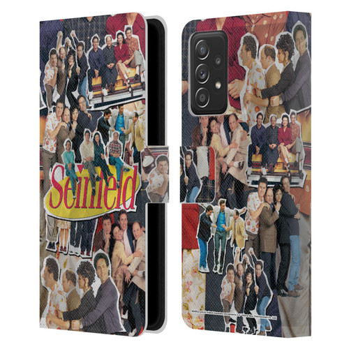 Seinfeld Graphics Collage Leather Book Wallet Case Cover For Samsung Galaxy A52 / A52s / 5G (2021)
