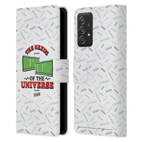 Seinfeld Graphics Nexus Of The Universe Leather Book Wallet Case Cover For Samsung Galaxy A52 / A52s / 5G (2021)