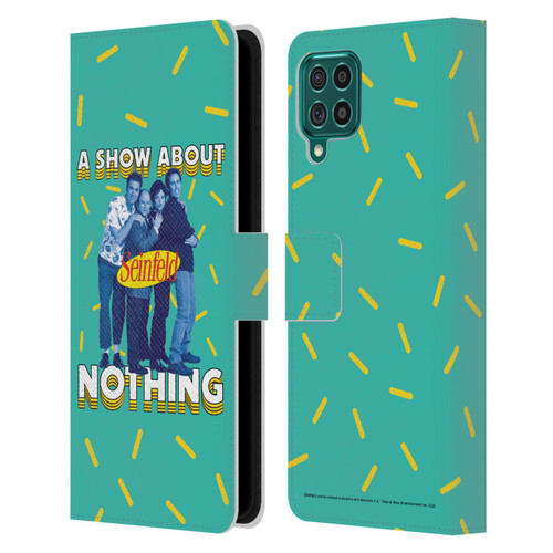 Seinfeld Graphics A Show About Nothing Leather Book Wallet Case Cover For Samsung Galaxy F62 (2021)