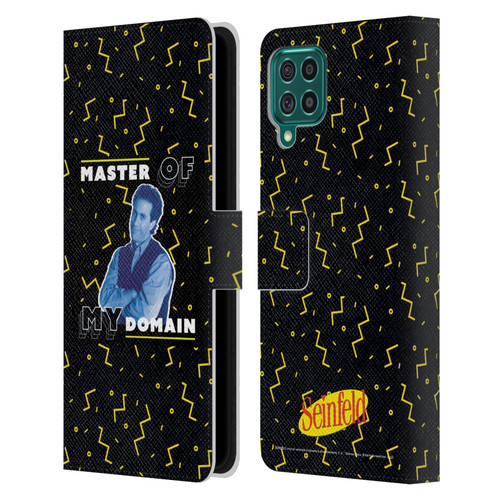 Seinfeld Graphics Master Of My Domain Leather Book Wallet Case Cover For Samsung Galaxy F62 (2021)