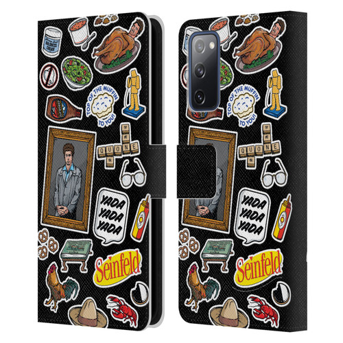 Seinfeld Graphics Sticker Collage Leather Book Wallet Case Cover For Samsung Galaxy S20 FE / 5G