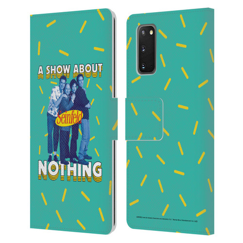 Seinfeld Graphics A Show About Nothing Leather Book Wallet Case Cover For Samsung Galaxy S20 / S20 5G