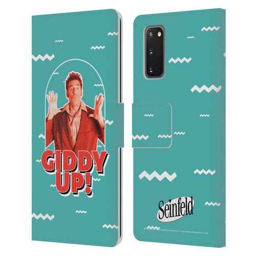 Seinfeld Graphics Giddy Up! Leather Book Wallet Case Cover For Samsung Galaxy S20 / S20 5G