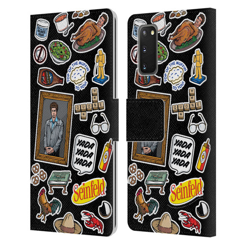 Seinfeld Graphics Sticker Collage Leather Book Wallet Case Cover For Samsung Galaxy S20 / S20 5G