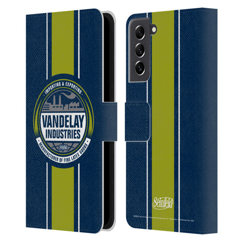 Seinfeld Graphics Vandelay Industries Leather Book Wallet Case Cover For Samsung Galaxy S21 FE 5G