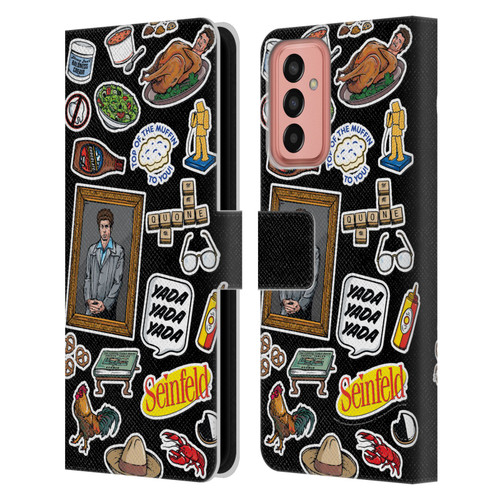 Seinfeld Graphics Sticker Collage Leather Book Wallet Case Cover For Samsung Galaxy M13 (2022)