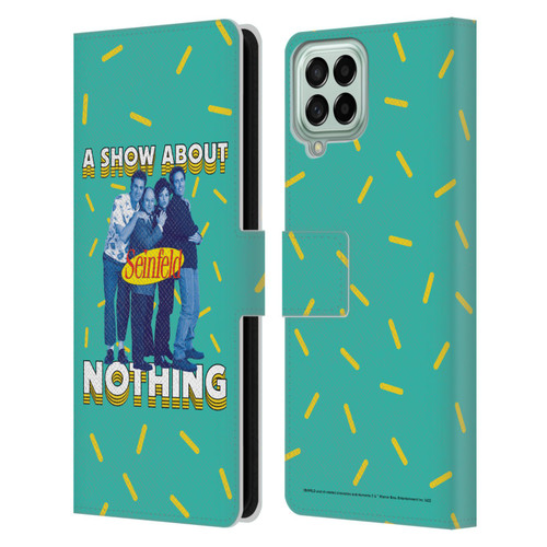 Seinfeld Graphics A Show About Nothing Leather Book Wallet Case Cover For Samsung Galaxy M53 (2022)