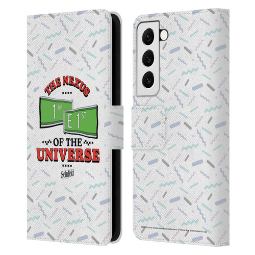 Seinfeld Graphics Nexus Of The Universe Leather Book Wallet Case Cover For Samsung Galaxy S22 5G