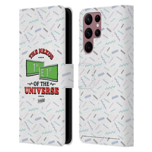 Seinfeld Graphics Nexus Of The Universe Leather Book Wallet Case Cover For Samsung Galaxy S22 Ultra 5G