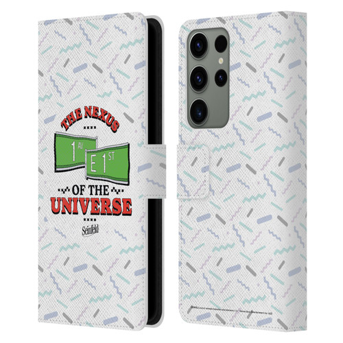 Seinfeld Graphics Nexus Of The Universe Leather Book Wallet Case Cover For Samsung Galaxy S23 Ultra 5G