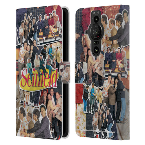 Seinfeld Graphics Collage Leather Book Wallet Case Cover For Sony Xperia Pro-I