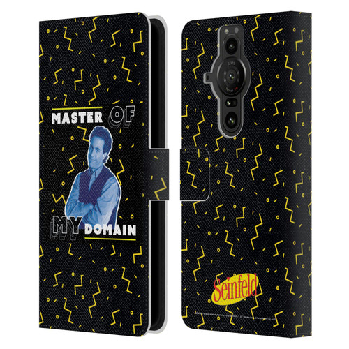 Seinfeld Graphics Master Of My Domain Leather Book Wallet Case Cover For Sony Xperia Pro-I