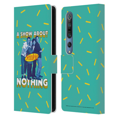 Seinfeld Graphics A Show About Nothing Leather Book Wallet Case Cover For Xiaomi Mi 10 5G / Mi 10 Pro 5G