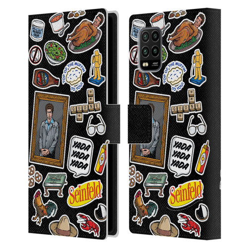 Seinfeld Graphics Sticker Collage Leather Book Wallet Case Cover For Xiaomi Mi 10 Lite 5G