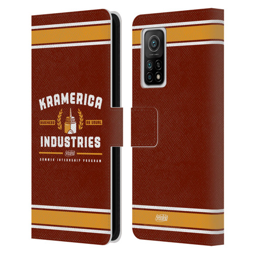 Seinfeld Graphics Kramerica Industries Leather Book Wallet Case Cover For Xiaomi Mi 10T 5G