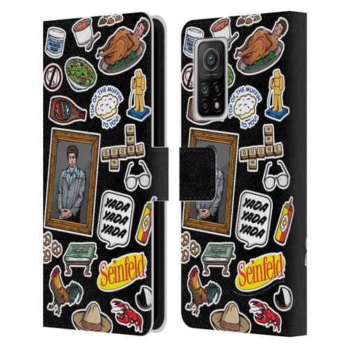 Seinfeld Graphics Sticker Collage Leather Book Wallet Case Cover For Xiaomi Mi 10T 5G