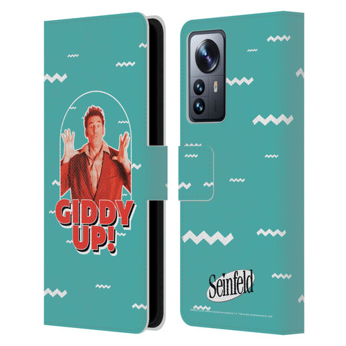 Seinfeld Graphics Giddy Up! Leather Book Wallet Case Cover For Xiaomi 12 Pro