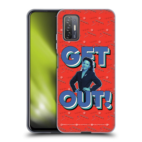Seinfeld Graphics Get Out! Soft Gel Case for HTC Desire 21 Pro 5G