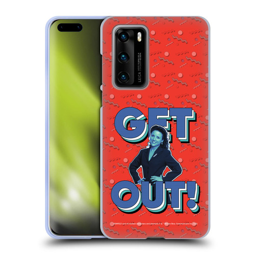 Seinfeld Graphics Get Out! Soft Gel Case for Huawei P40 5G