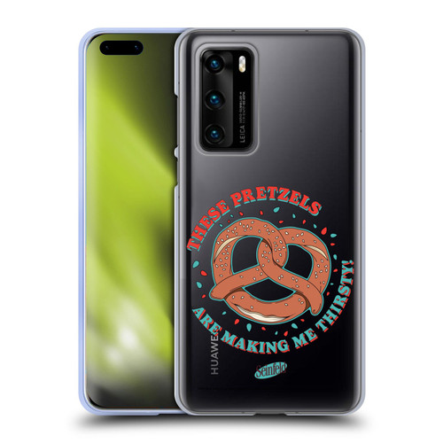 Seinfeld Graphics These Pretzels Soft Gel Case for Huawei P40 5G