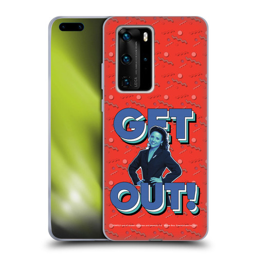 Seinfeld Graphics Get Out! Soft Gel Case for Huawei P40 Pro / P40 Pro Plus 5G