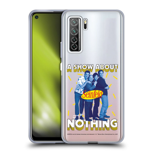 Seinfeld Graphics A Show About Nothing Soft Gel Case for Huawei Nova 7 SE/P40 Lite 5G