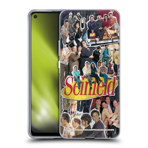 Seinfeld Graphics Collage Soft Gel Case for Huawei Nova 7 SE/P40 Lite 5G