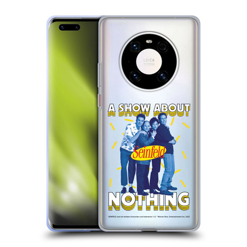 Seinfeld Graphics A Show About Nothing Soft Gel Case for Huawei Mate 40 Pro 5G