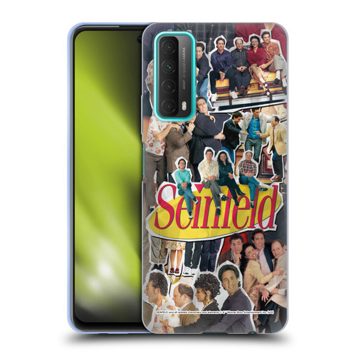 Seinfeld Graphics Collage Soft Gel Case for Huawei P Smart (2021)