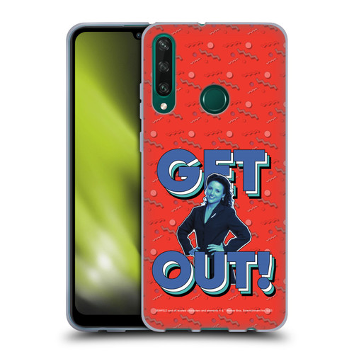 Seinfeld Graphics Get Out! Soft Gel Case for Huawei Y6p