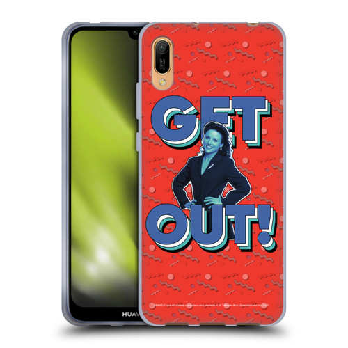 Seinfeld Graphics Get Out! Soft Gel Case for Huawei Y6 Pro (2019)