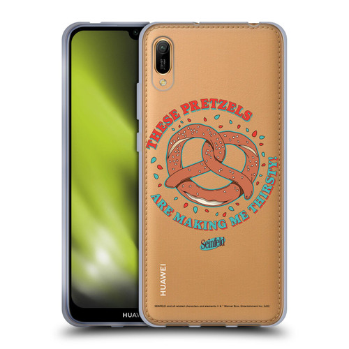 Seinfeld Graphics These Pretzels Soft Gel Case for Huawei Y6 Pro (2019)