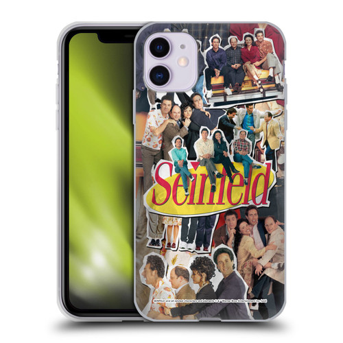 Seinfeld Graphics Collage Soft Gel Case for Apple iPhone 11