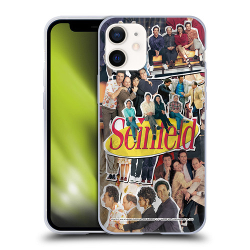 Seinfeld Graphics Collage Soft Gel Case for Apple iPhone 12 Mini