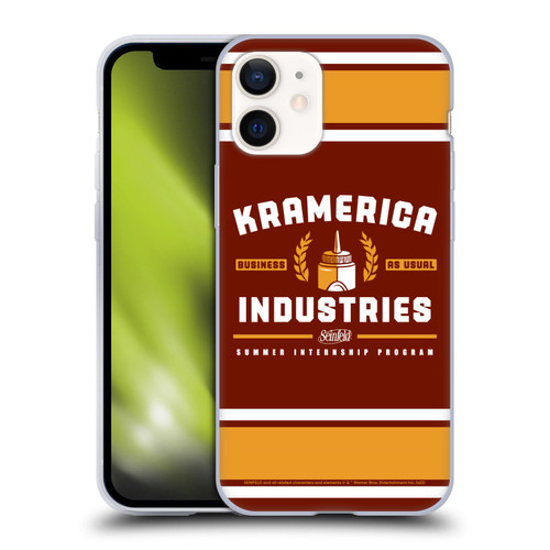 Seinfeld Graphics Kramerica Industries Soft Gel Case for Apple iPhone 12 Mini