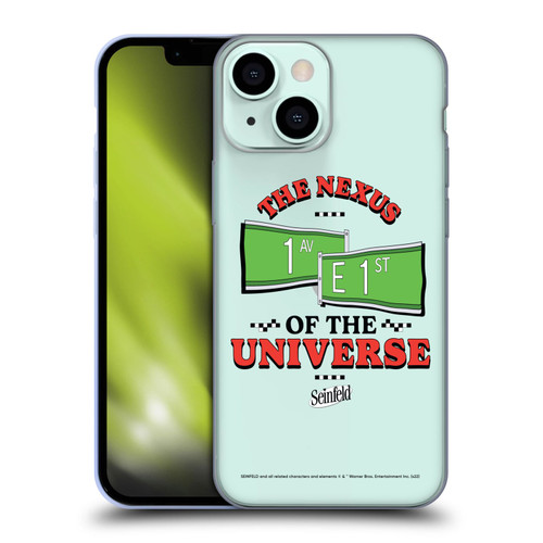 Seinfeld Graphics Nexus Of The Universe Soft Gel Case for Apple iPhone 13 Mini