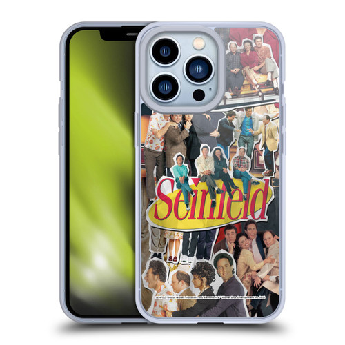 Seinfeld Graphics Collage Soft Gel Case for Apple iPhone 13 Pro