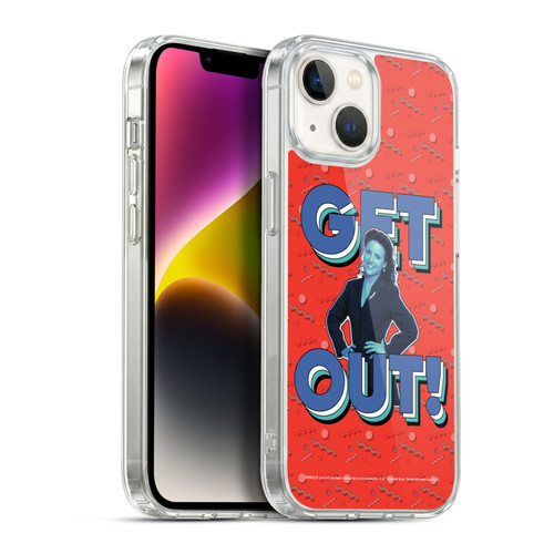 Seinfeld Graphics Get Out! Soft Gel Case for Apple iPhone 14