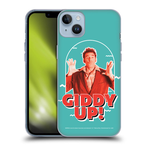 Seinfeld Graphics Giddy Up! Soft Gel Case for Apple iPhone 14 Plus