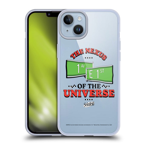 Seinfeld Graphics Nexus Of The Universe Soft Gel Case for Apple iPhone 14 Plus & MagSafe