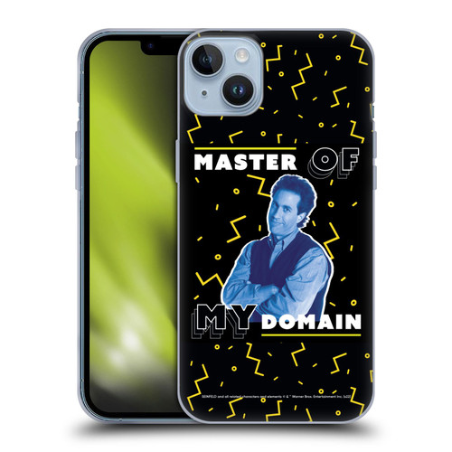 Seinfeld Graphics Master Of My Domain Soft Gel Case for Apple iPhone 14 Plus