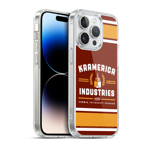 Seinfeld Graphics Kramerica Industries Soft Gel Case for Apple iPhone 14 Pro & MagSafe