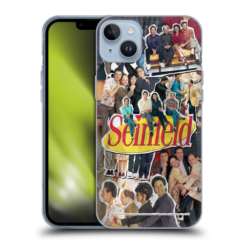 Seinfeld Graphics Collage Soft Gel Case for Apple iPhone 14 Plus